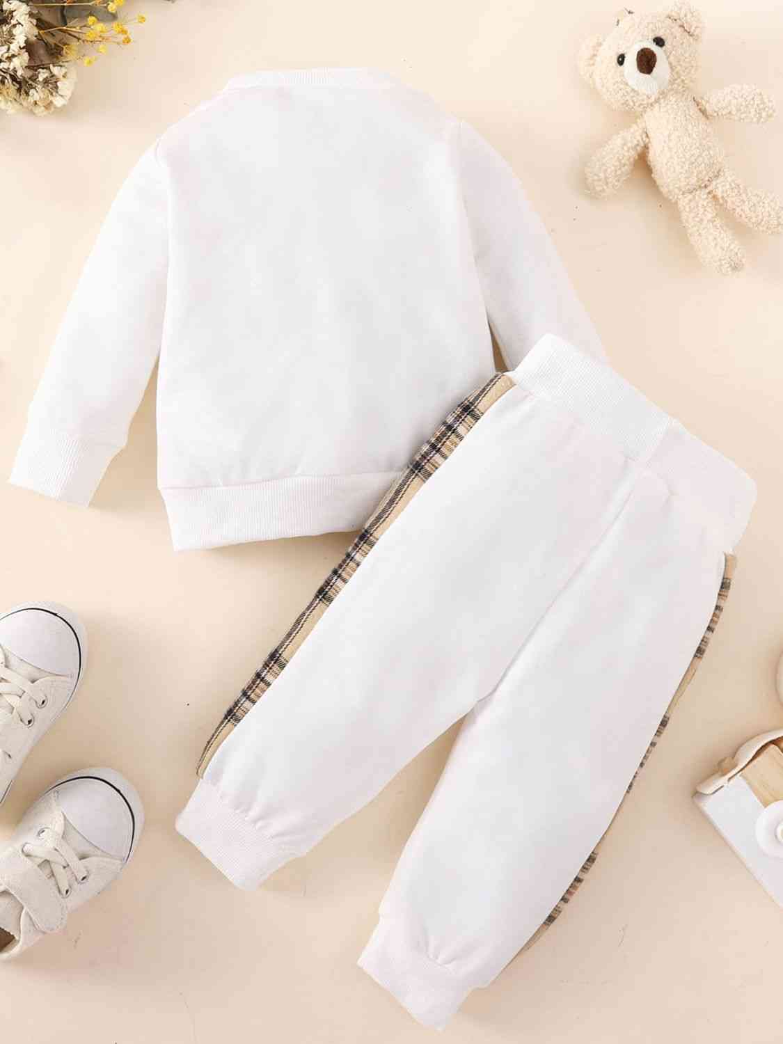 Baby Bear Graphic Sweater and Jogger Set - Ashley's Artistries