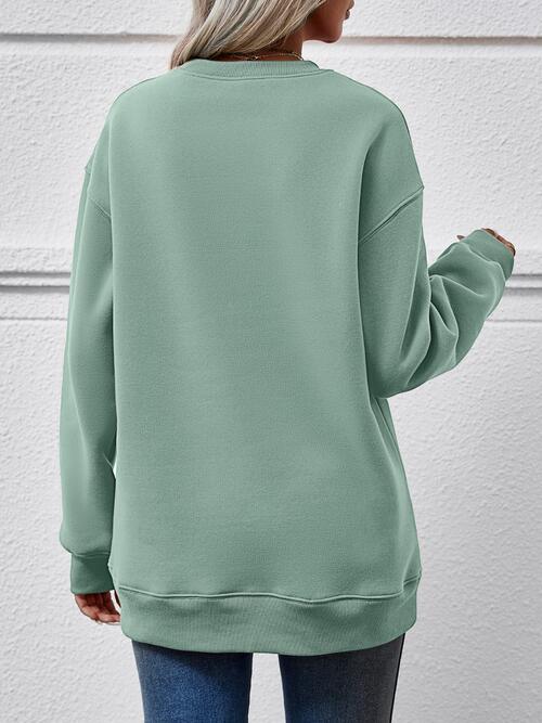 Mama Graphic Dropped Shoulder Sweater - Ashley's Artistries