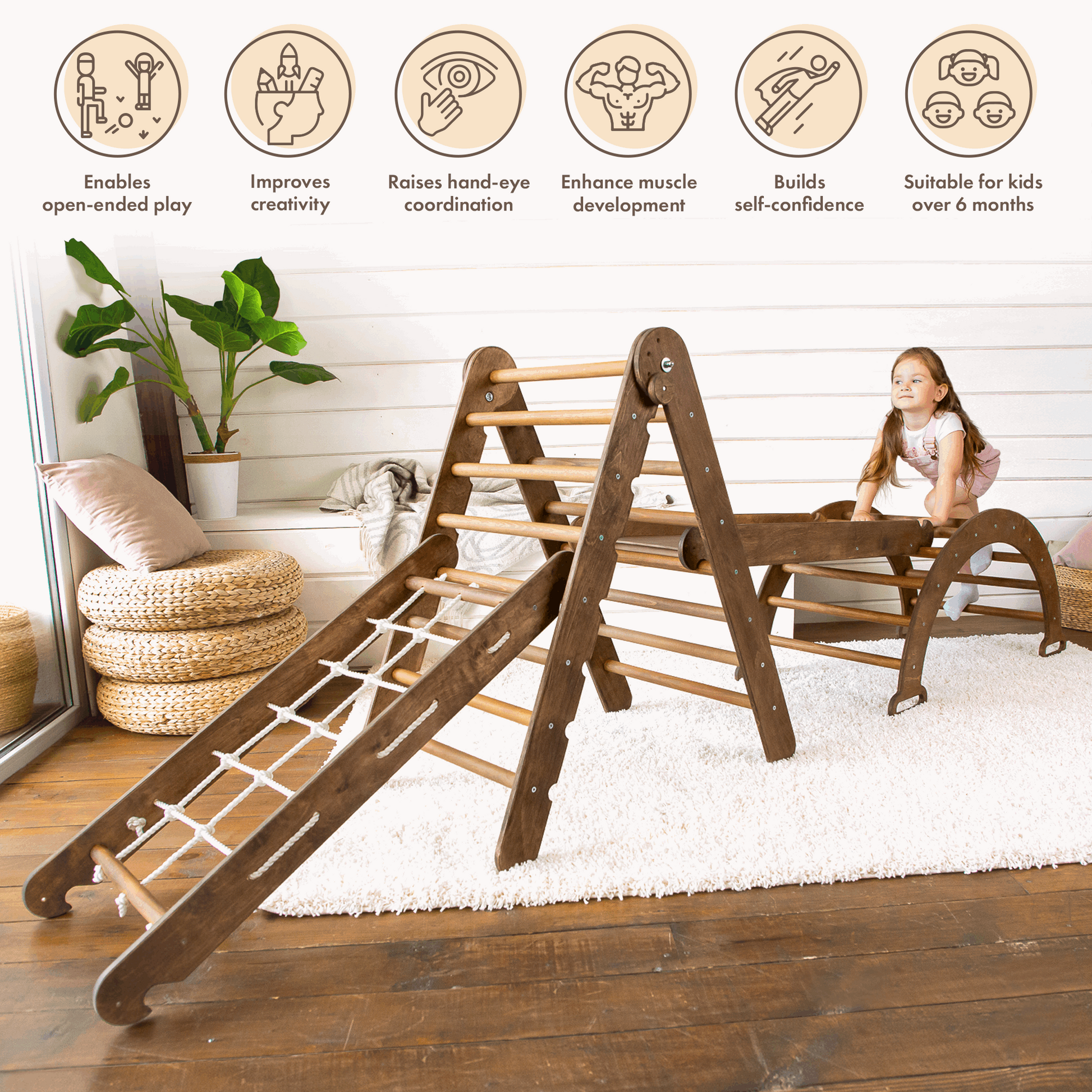 4in1 Montessori Climbing Set-Ashley's Artistries