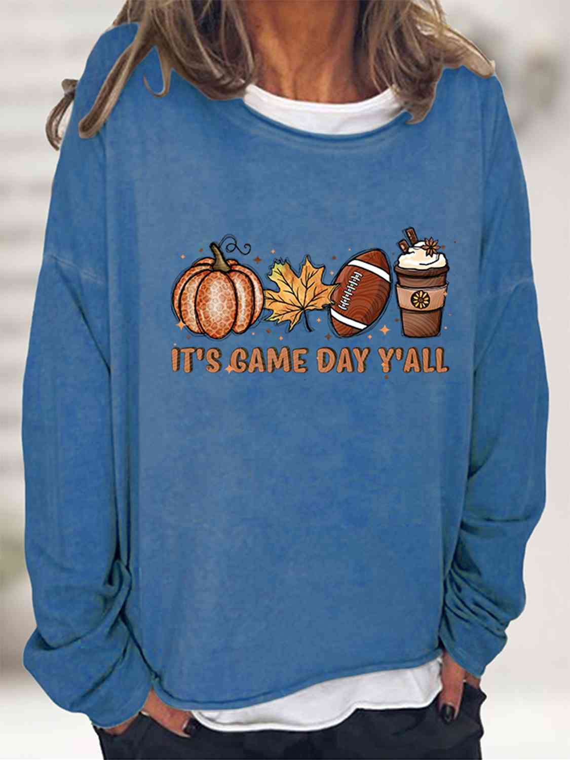 IT'S GAME DAY Y'ALL Graphic Sweater - Ashley's Artistries