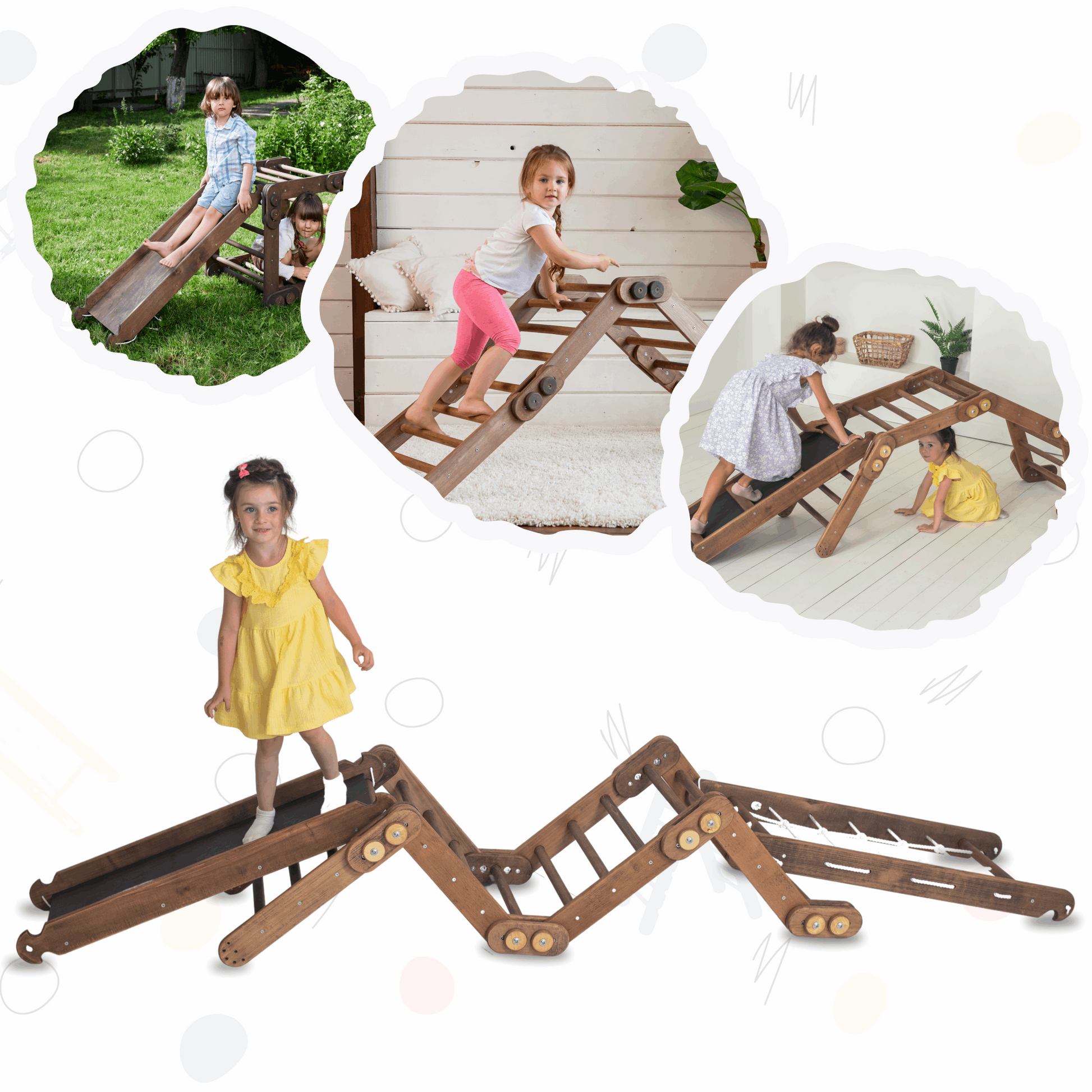 3in1 Montessori Climbing Set