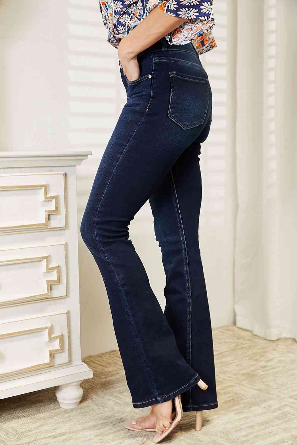 Kancan High Rise Bootcut Jeans - Ashley's Artistries