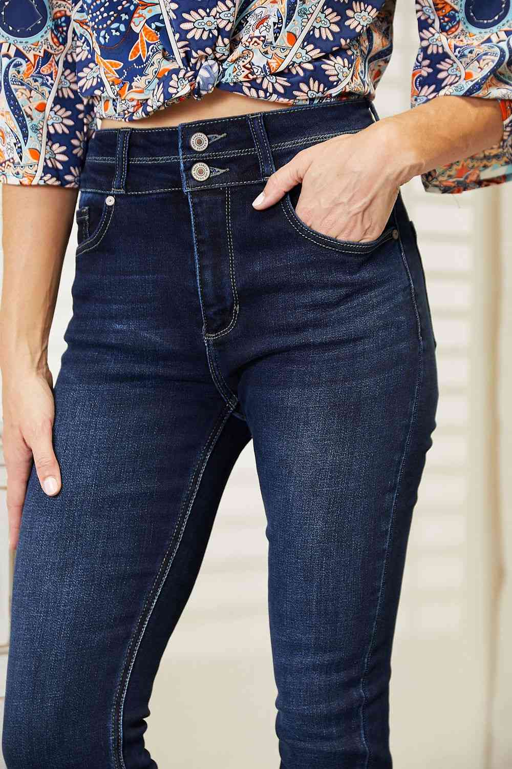 Kancan High Rise Bootcut Jeans - Ashley's Artistries