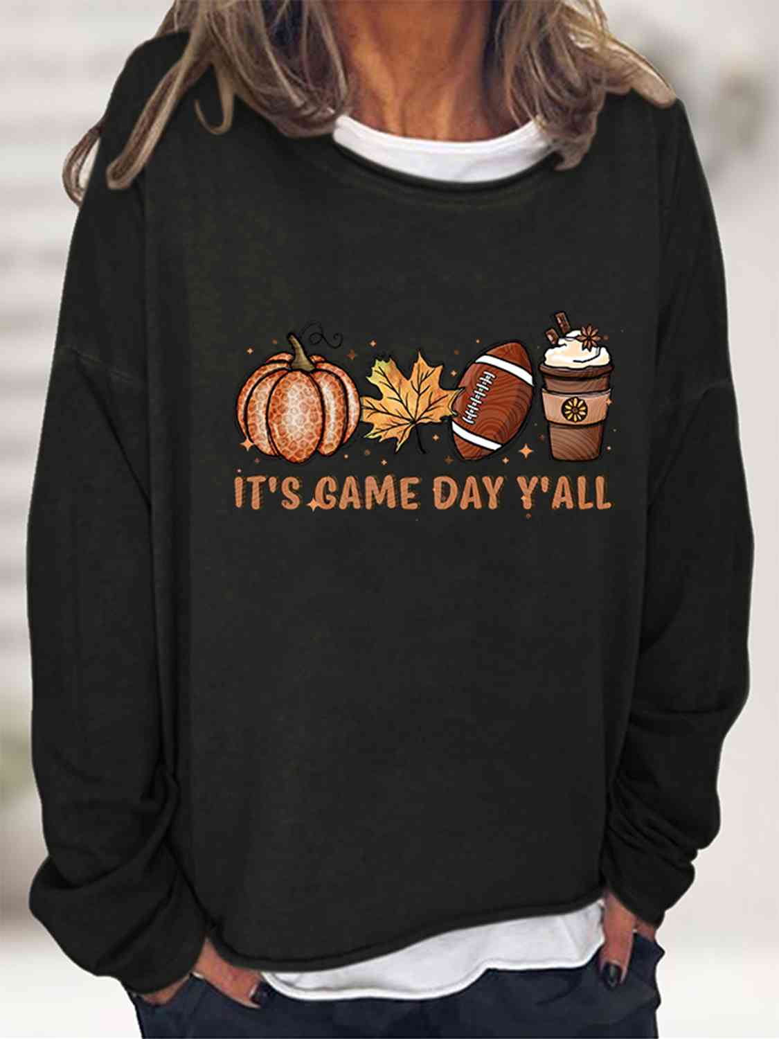 IT'S GAME DAY Y'ALL Graphic Sweater - Ashley's Artistries