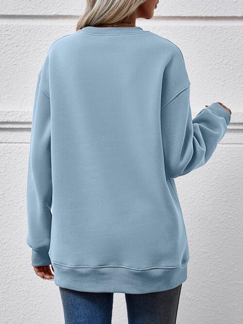 Mama Graphic Dropped Shoulder Sweater - Ashley's Artistries