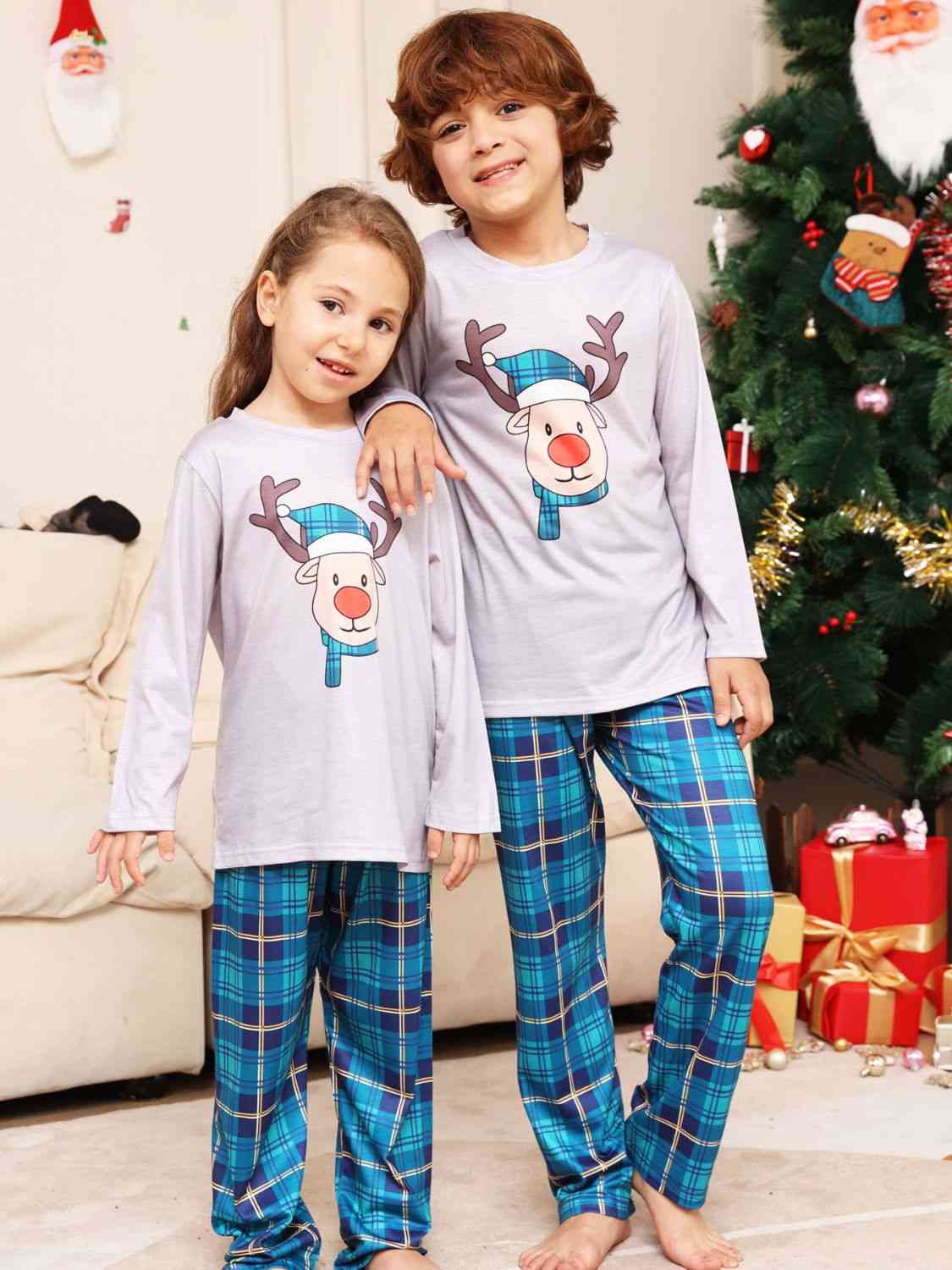 Rudolph Graphic Top and Pants Set