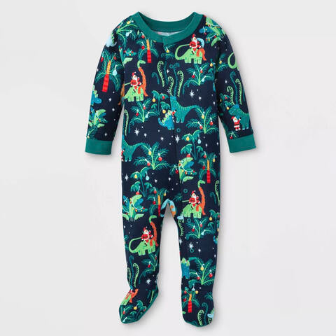 Printed Long Sleeve Jumpsuit - Ashley's Artistries