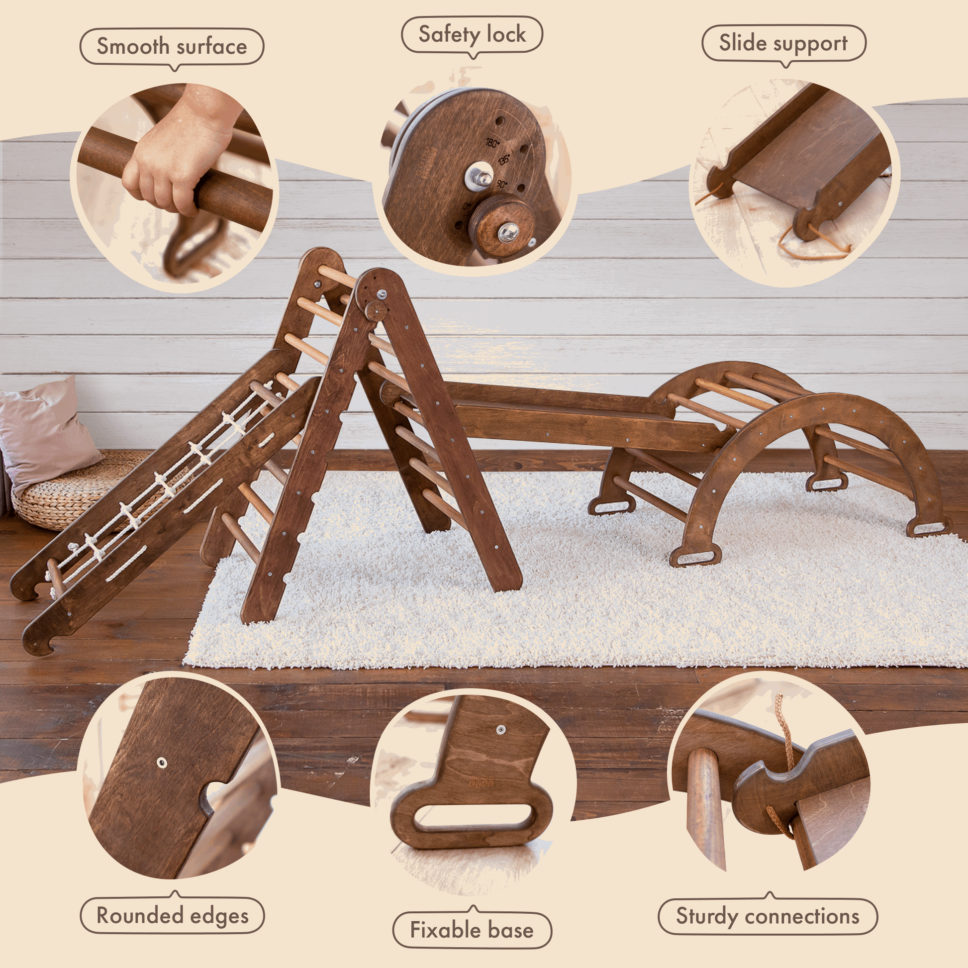 4in1 Montessori Climbing Set-Ashley's Artistries