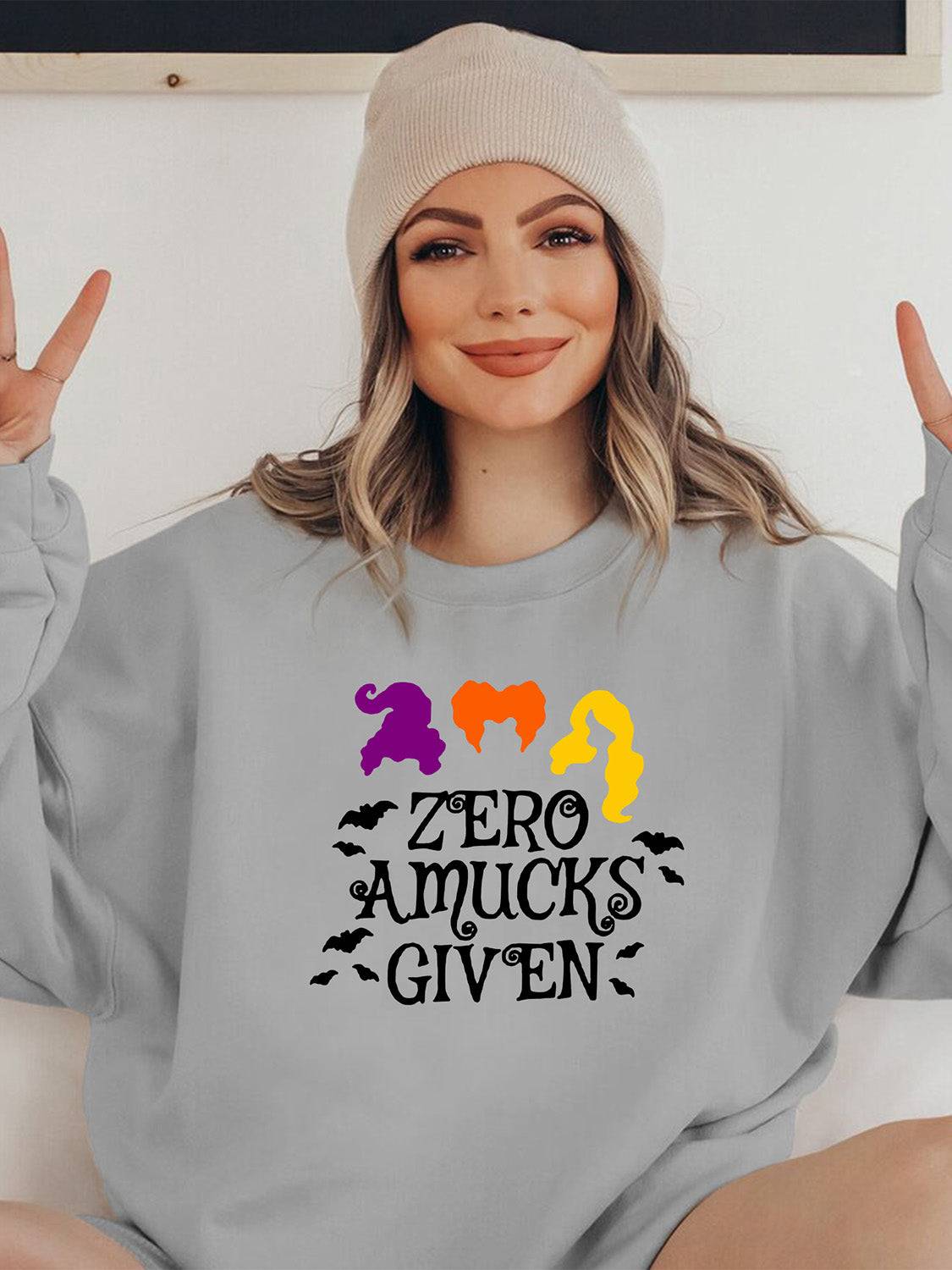 Oversized Crew Neck Long Sleeve Sweater - Ashley's Artistries