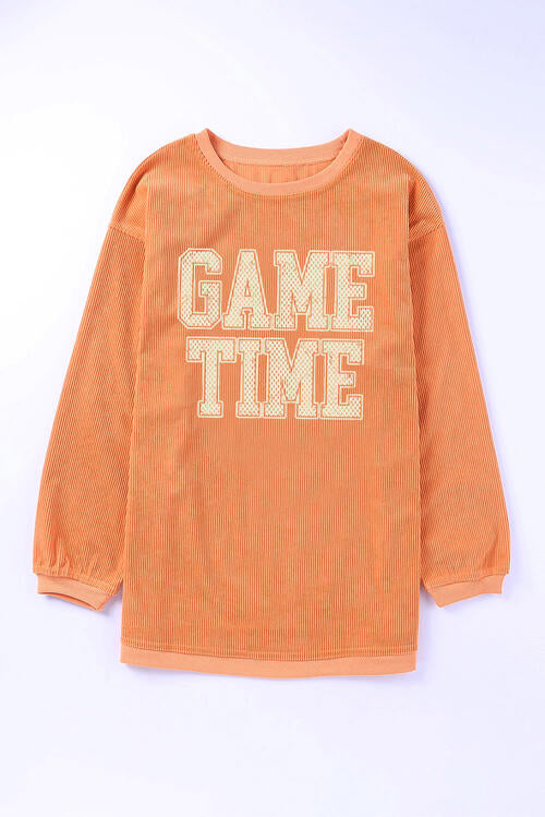 Game Time Long Sleeve Sweater - Ashley's Artistries