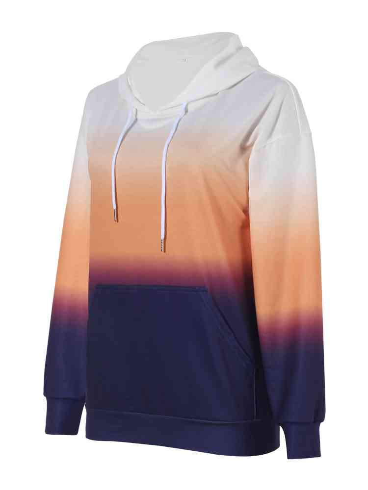 Gradient Drawstring Hoodie - Ashley's Artistries