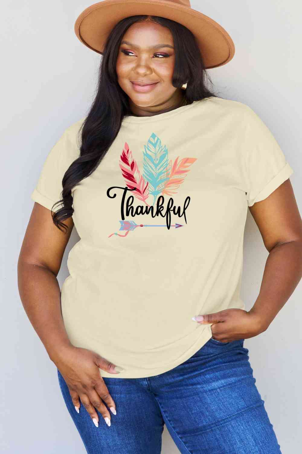 Thankful Graphic T-Shirt - Ashley's Artistries