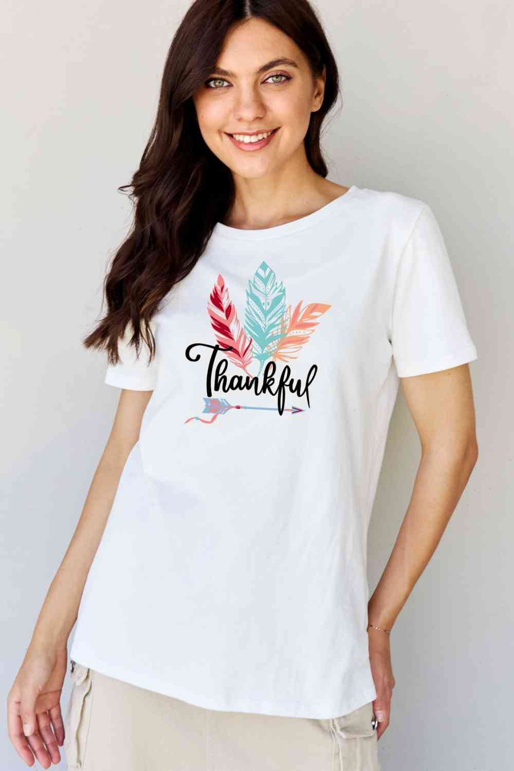 Thankful Graphic T-Shirt - Ashley's Artistries