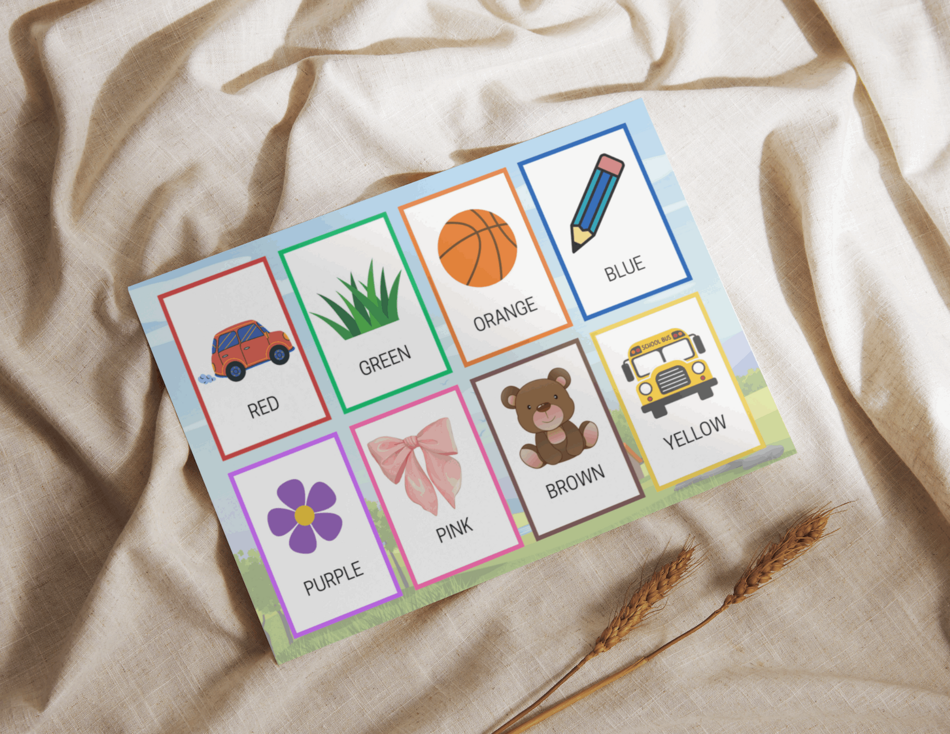 Educational Flashcards Print Out - Ashley's Artistries