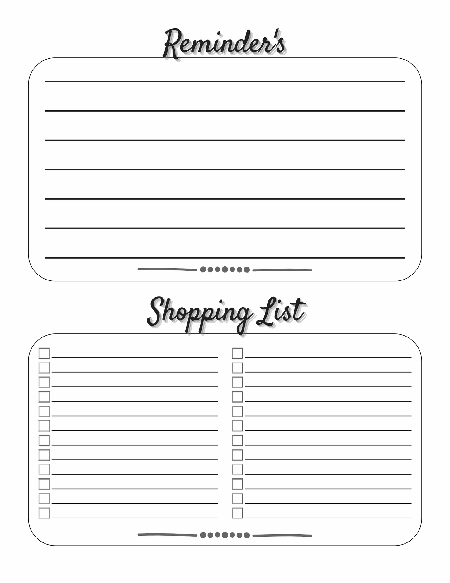 Exercise log & Meal Planning set - Ashley's Artistries