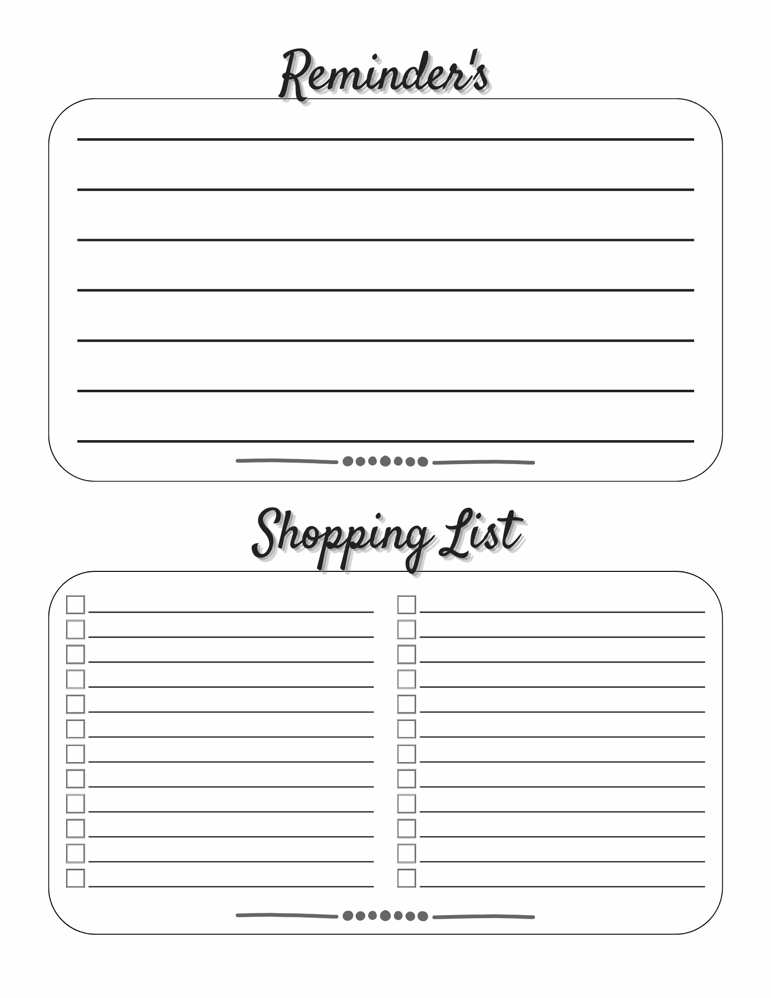 Exercise log & Meal Planning set - Ashley's Artistries