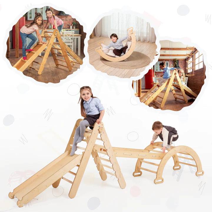 4in1 Montessori Climbing Set-Ashley's Artistries