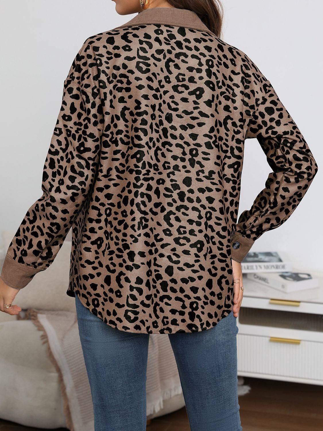 Leopard Print Button Up - Ashley's Artistries