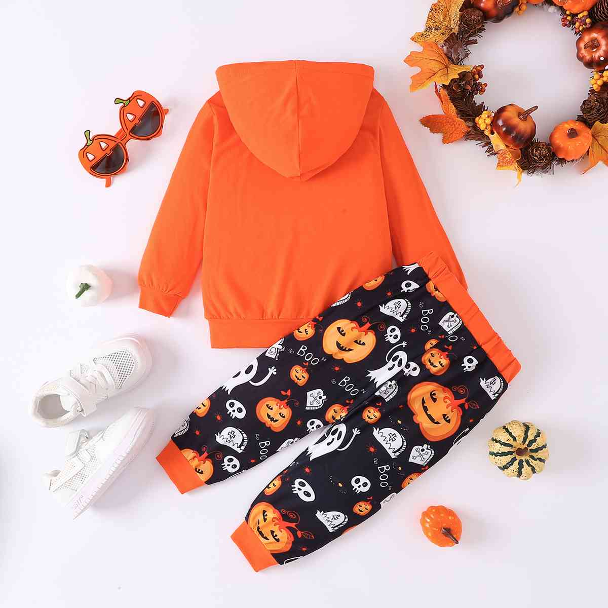 BOO Graphic Hoodie and Pants Set - Ashley's Artistries