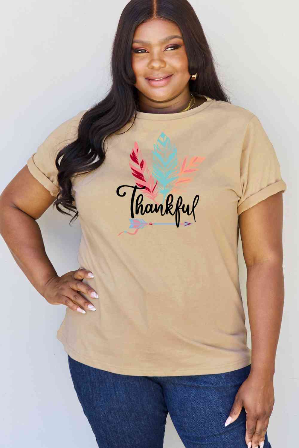 Thankful Graphic T-Shirt - Ashley's Artistries