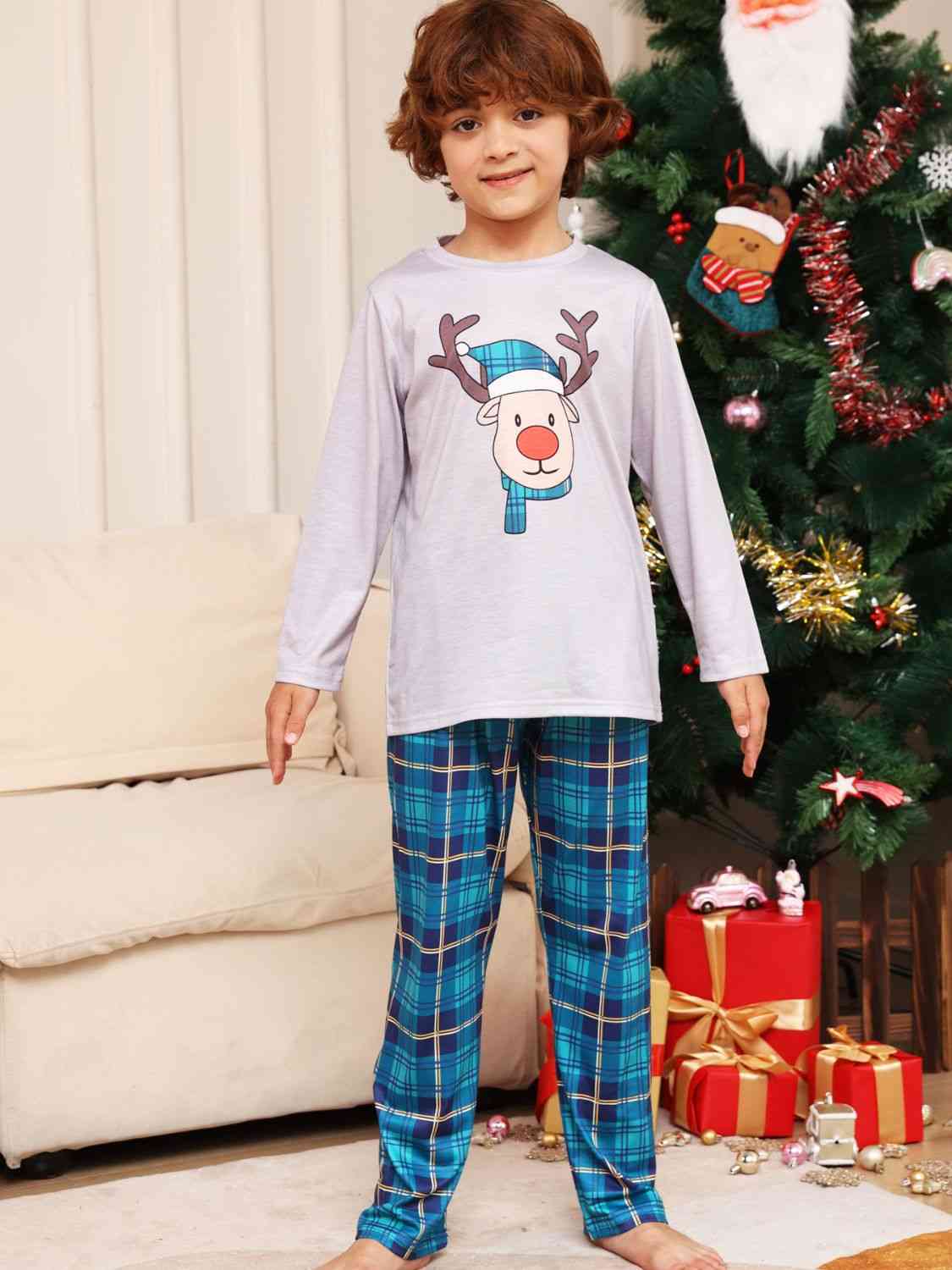 Rudolph Graphic Top and Pants Set