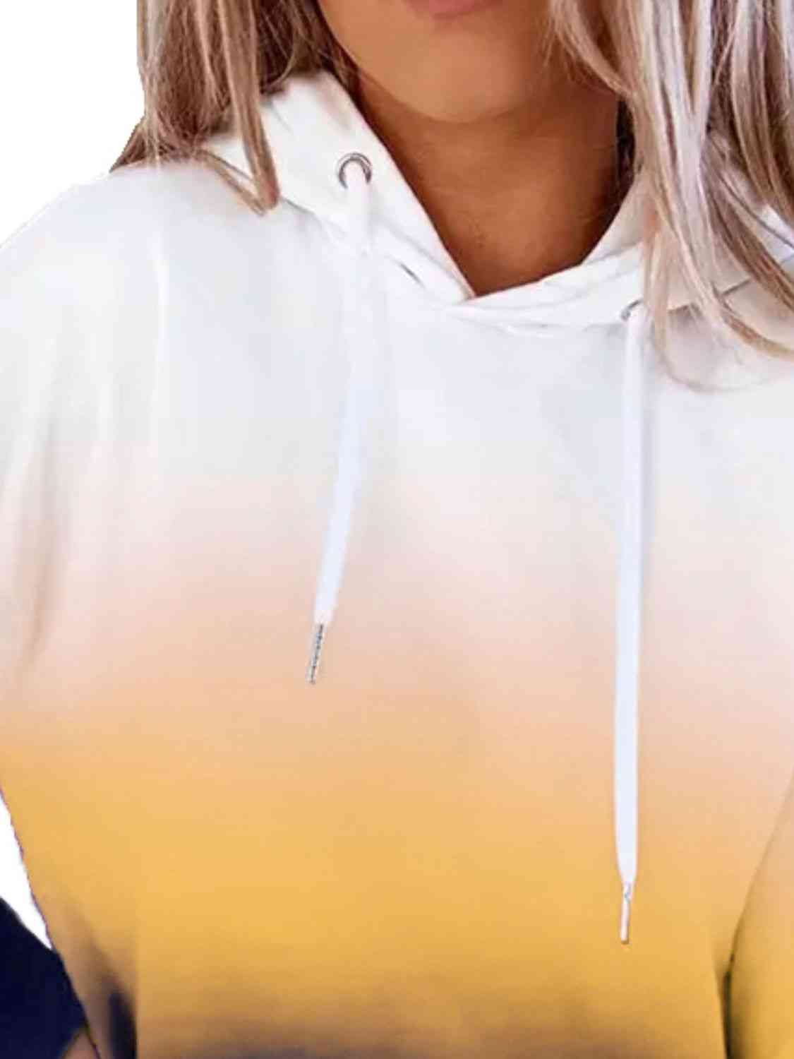 Gradient Drawstring Hoodie - Ashley's Artistries