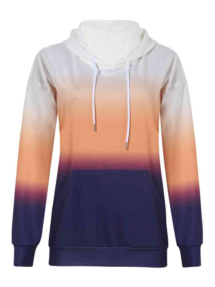 Gradient Drawstring Hoodie - Ashley's Artistries