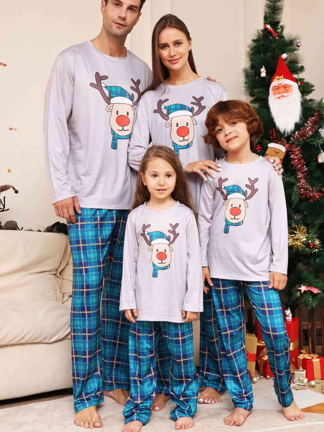 Rudolph Graphic Top and Pants Set