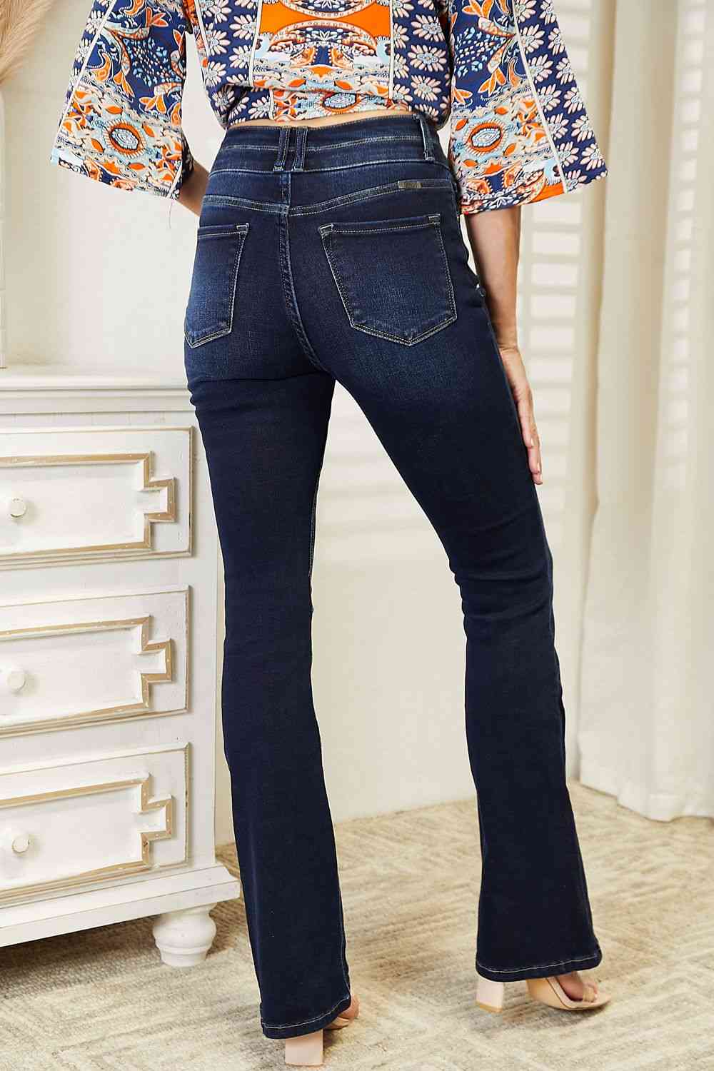 Kancan High Rise Bootcut Jeans - Ashley's Artistries