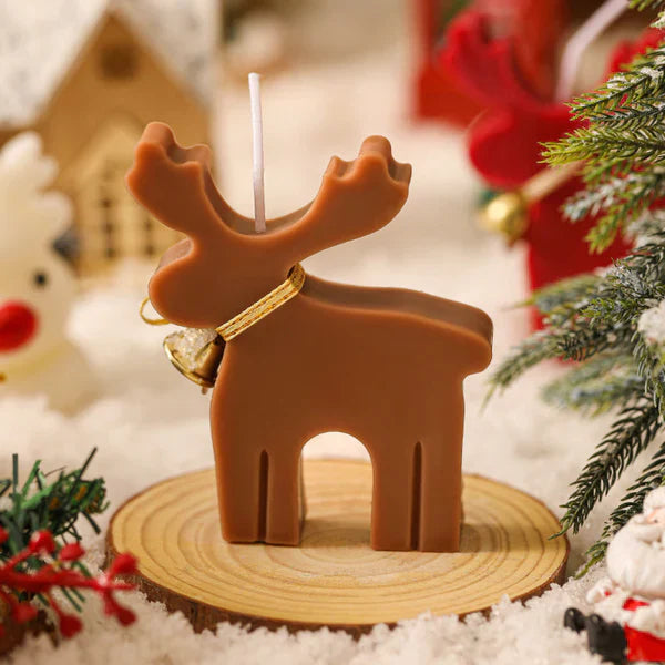 Christmas Reindeer Candle