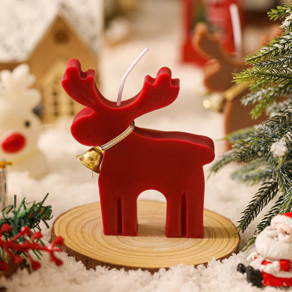 Christmas Reindeer Candle